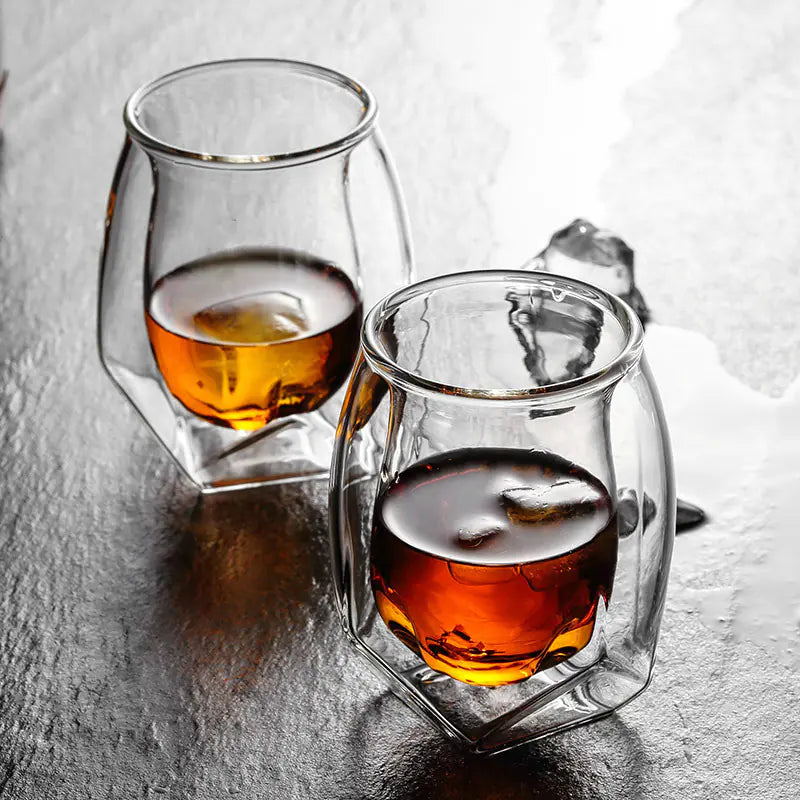 Whiskey Glasses - Set of Glass Drinkware