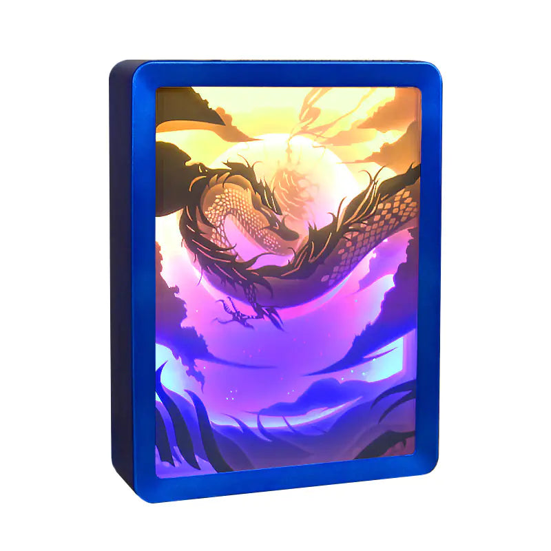 Chinese Style Anime Night Light - 3D Dragon Shadow Lamp