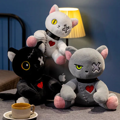 Dark Emotion Cat Plush Toy - Anime Cartoon Figure