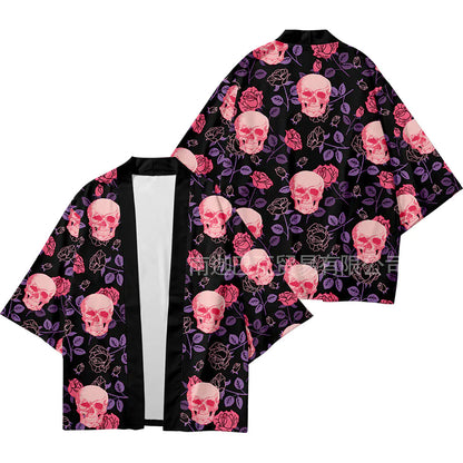 2023 Japanese Ukiyo-e Style Kimono Cardigan Shirt