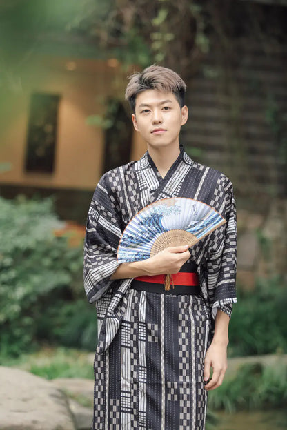 Japanese Kimono for Male Traditional Samurai Style