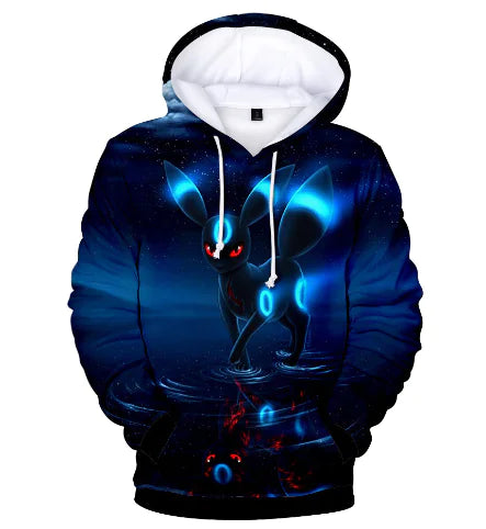 Pokemon Hoodie with Pet Character Print
