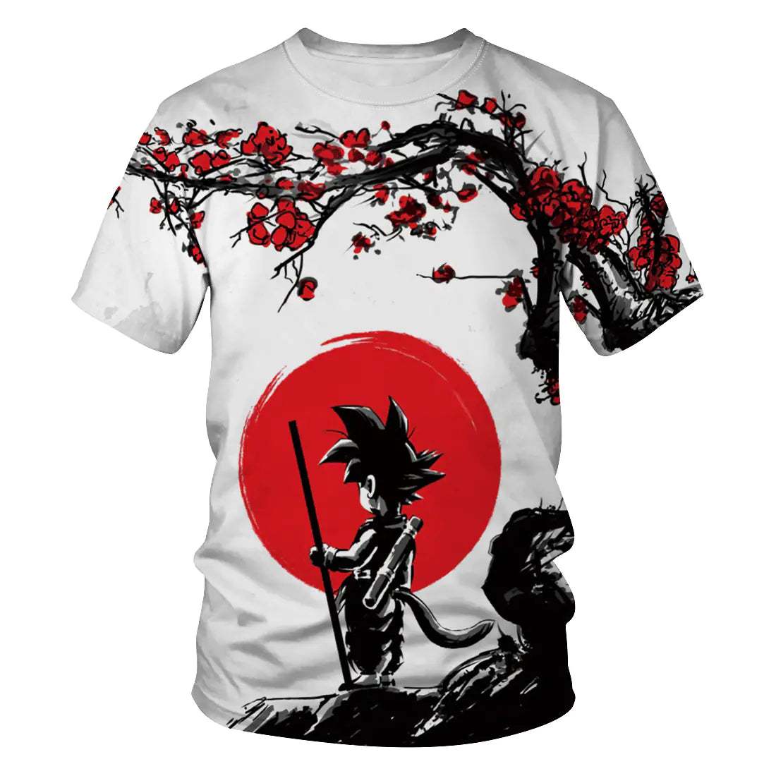 Dragon Ball 3D Digital Print Short Sleeve T-Shirt