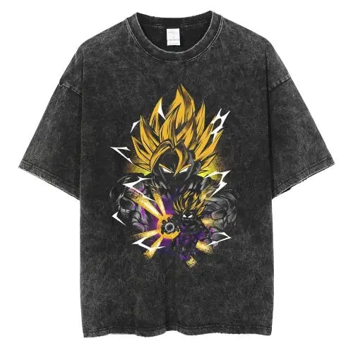 Dragon Ball Goku & JoJo's Bizarre Adventure T-Shirt Collection