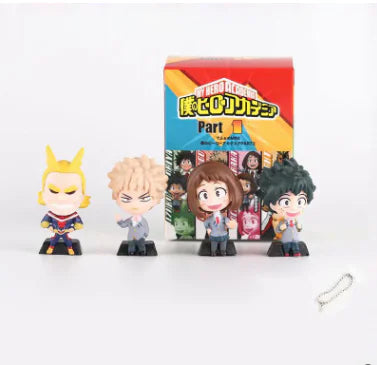 Anime My Hero Academia 4pcs Set Katsuki Bakugo Figurine Model Collection