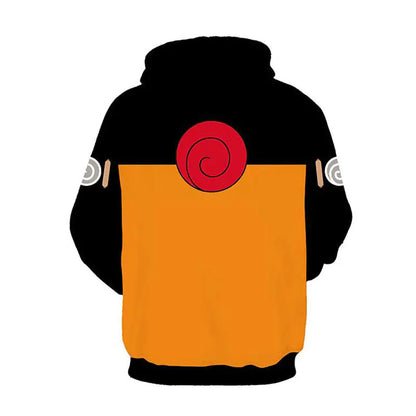Hoodie with 3D Naruto Print