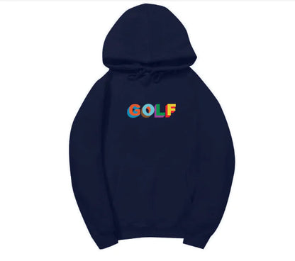 Harajuku Style Hooded Sweatshirt with COLF Print