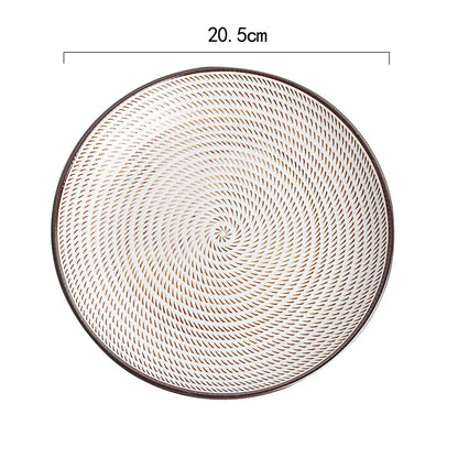 Japanese Ceramic Plates for Sushi and Snacks