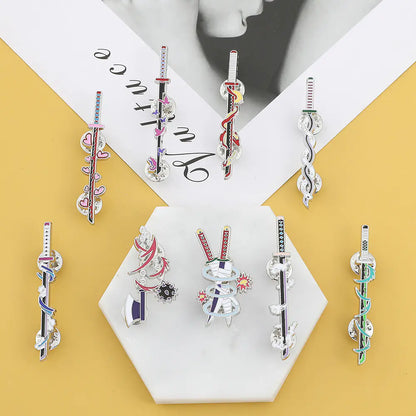 Demon Slayer Series Metal Pin Badge Gift Accessory