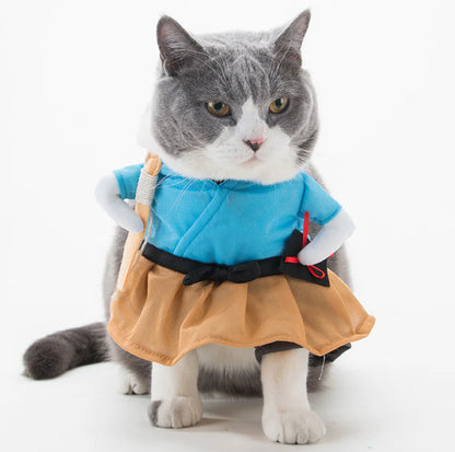 Samurai Pet Apparel for Cats and Dogs