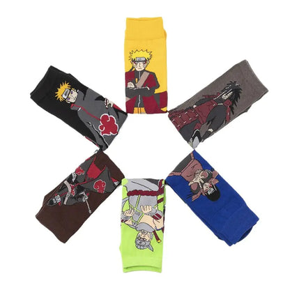 Cartoon Ninja Cotton Socks for Men - Trendy Wholesale