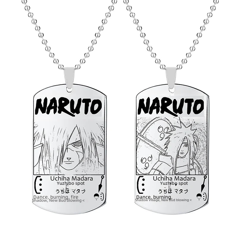 Anime Naruto Necklace with Keychain Pendant Gift