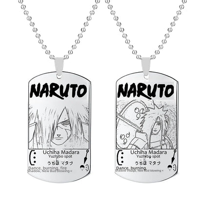 Anime Naruto Necklace with Keychain Pendant Gift