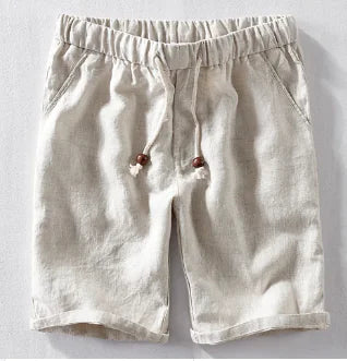 Men's "Kyoto" Japan Style Linen Shorts (One Piece)