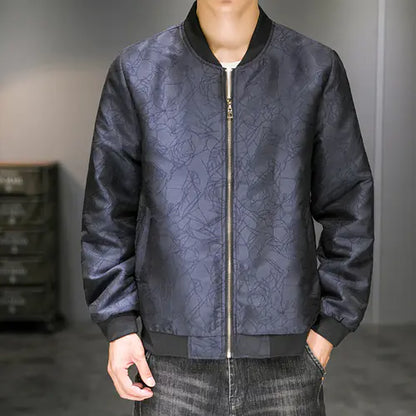 Men's Embroidered Jacquard Autumn Fashion Jacket