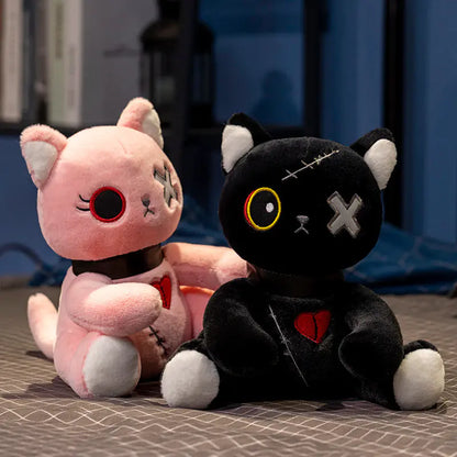 Dark Emotion Cat Plush Toy - Anime Cartoon Figure