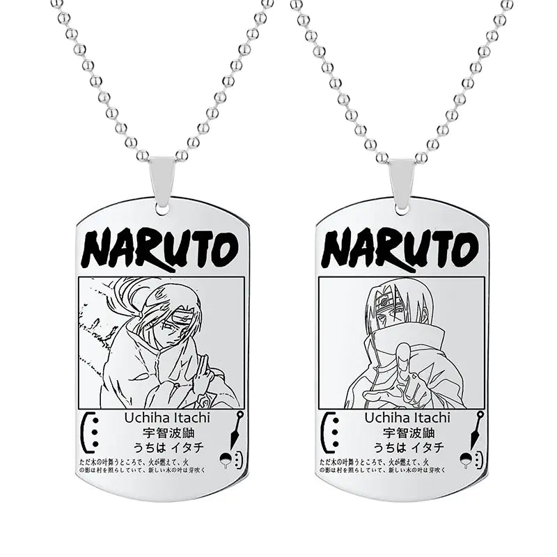 Anime Naruto Necklace with Keychain Pendant Gift