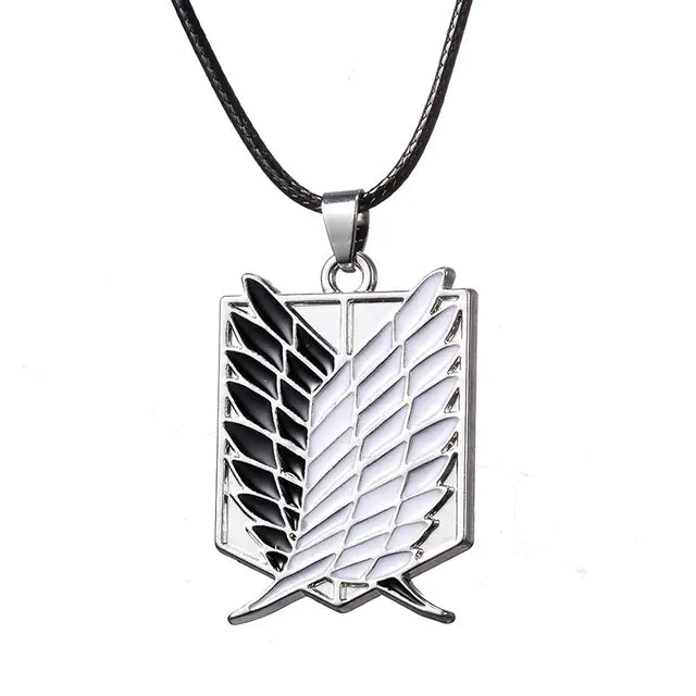 Attack on Titan Wings Necklace for Couples Gift