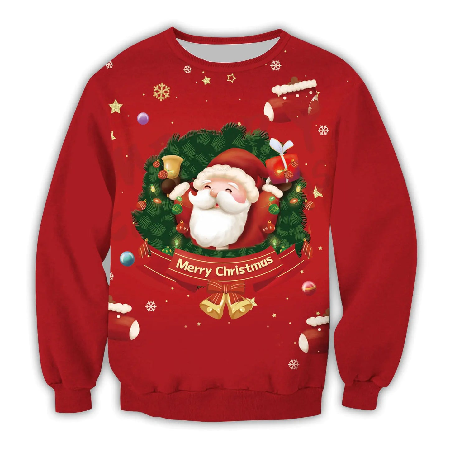 3D Digital Printed Christmas Sweatshirt