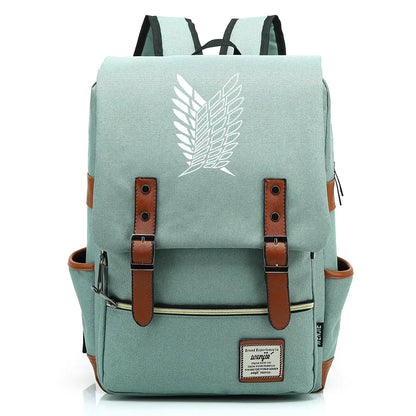 Attack on Titan Anime Backpack for Students, Unisex