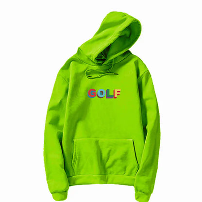 Harajuku Style Hooded Sweatshirt with COLF Print