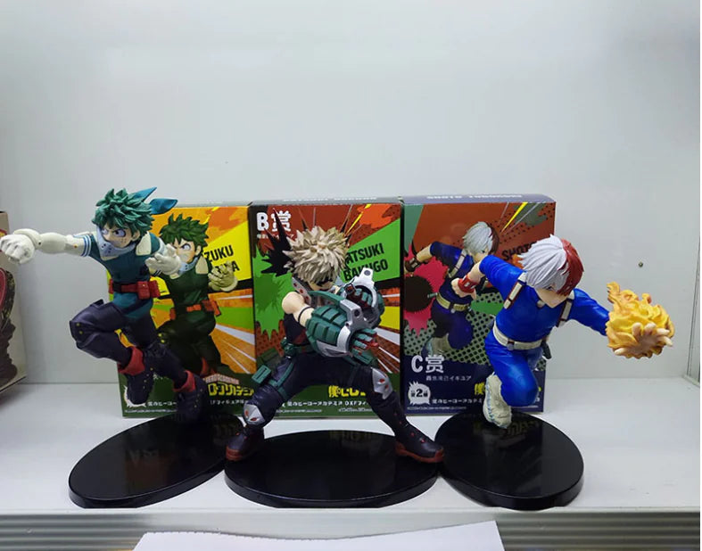Boku No Hero Academia Midoriya Bakugo Todoroki Anime Figure Model Collection