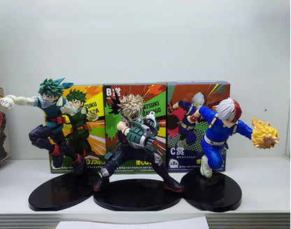 Boku No Hero Academia Midoriya Bakugo Todoroki Anime Figure Model Collection