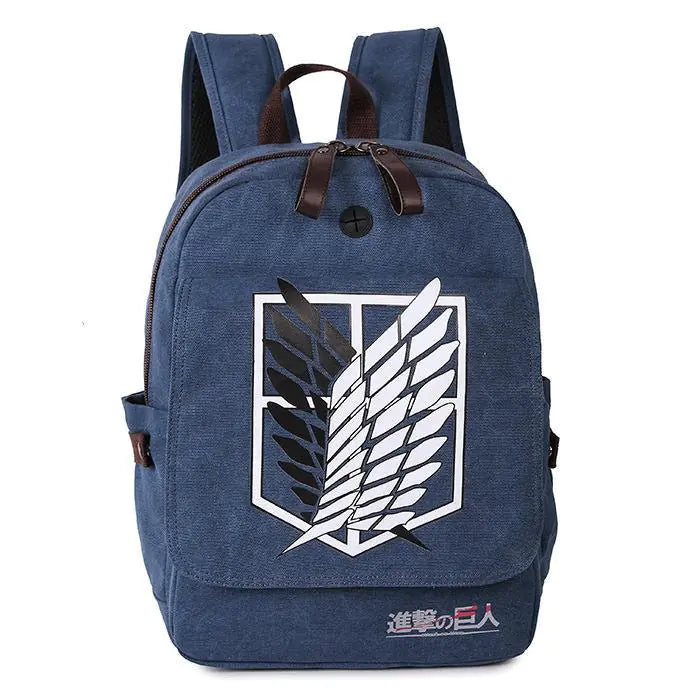 Attack on Titan Wings Backpack for Students and Fans