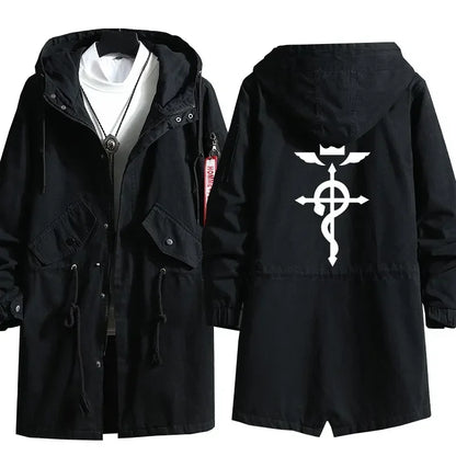 Anime Fullmetal Alchemist Edward Elric Hoodie Coat
