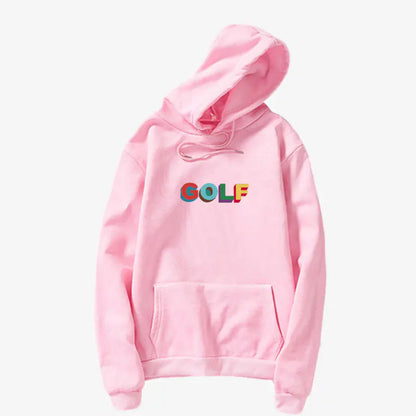 Harajuku Style Hooded Sweatshirt with COLF Print