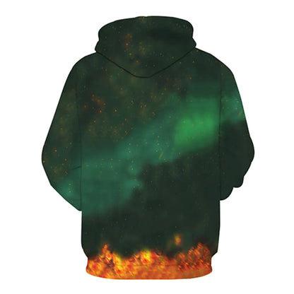 3D Printed Dragon Ball Character Hoodie Sweater