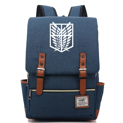 Attack on Titan Anime Backpack for Students, Unisex