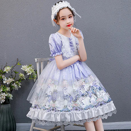 Lolita Long Sleeve Dress for Girls - Japanese Style