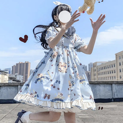 Original Design Japanese Lolita Dress - Moon Island OP