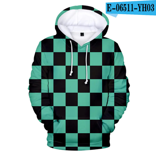 Demon Slayer Tanjiro Kamado 3D Hooded Sweatshirt
