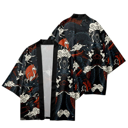 2023 Japanese Ukiyo-e Style Kimono Cardigan Shirt