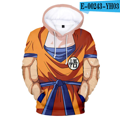 Dragon Ball Digital Print Hoodie - Spring 2019 Edition