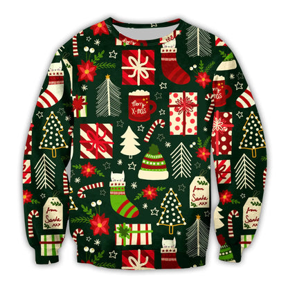 3D Digital Printed Christmas Sweatshirt