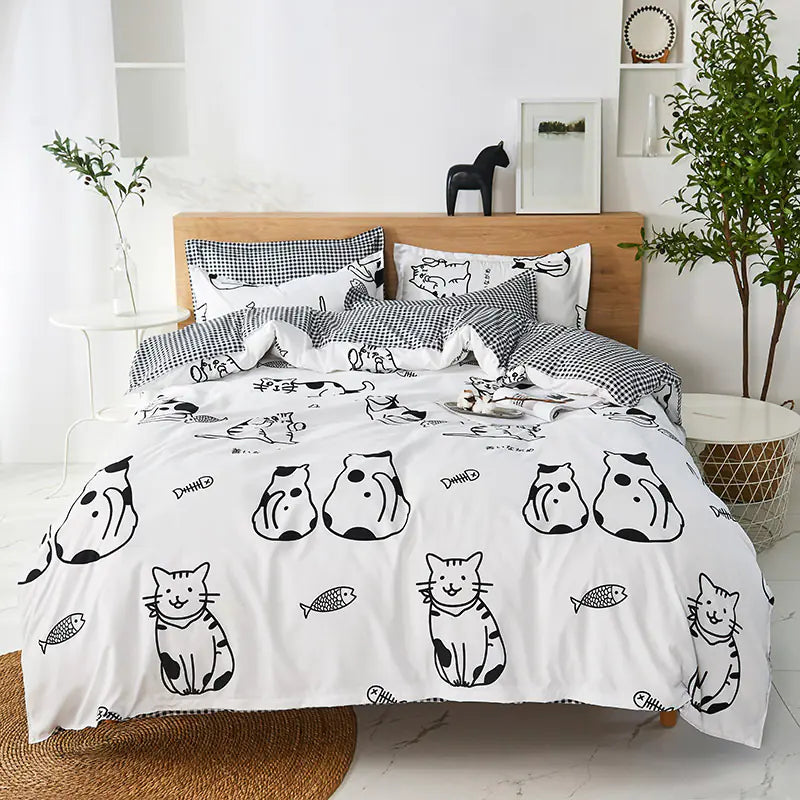 2024 New AB Version 4-Piece Bedding Set