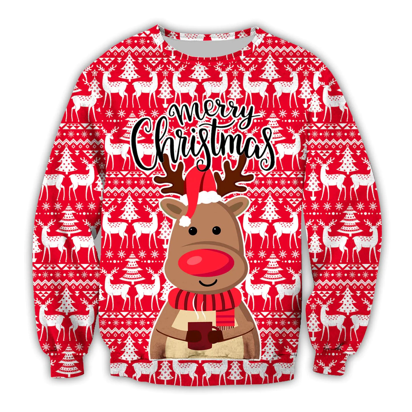 3D Digital Printed Christmas Sweatshirt
