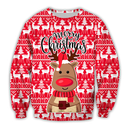 3D Digital Printed Christmas Sweatshirt