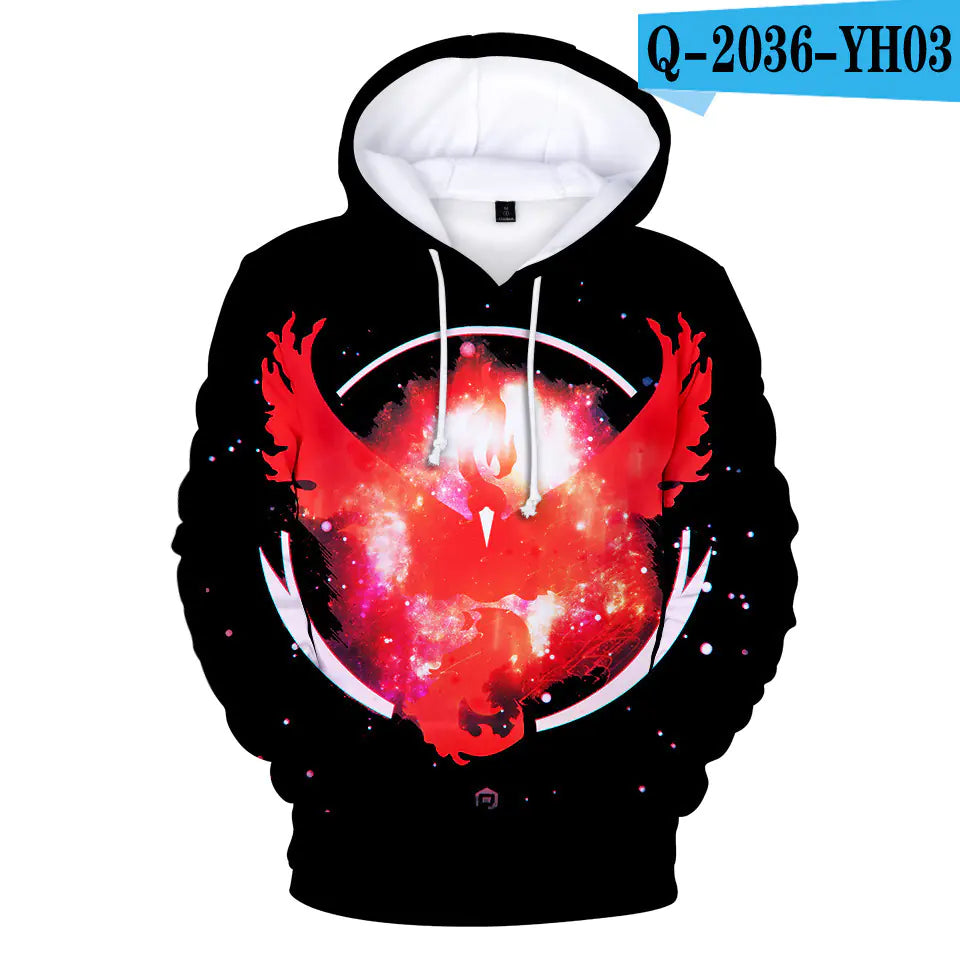 Pokemon Hoodie with Pet Character Print