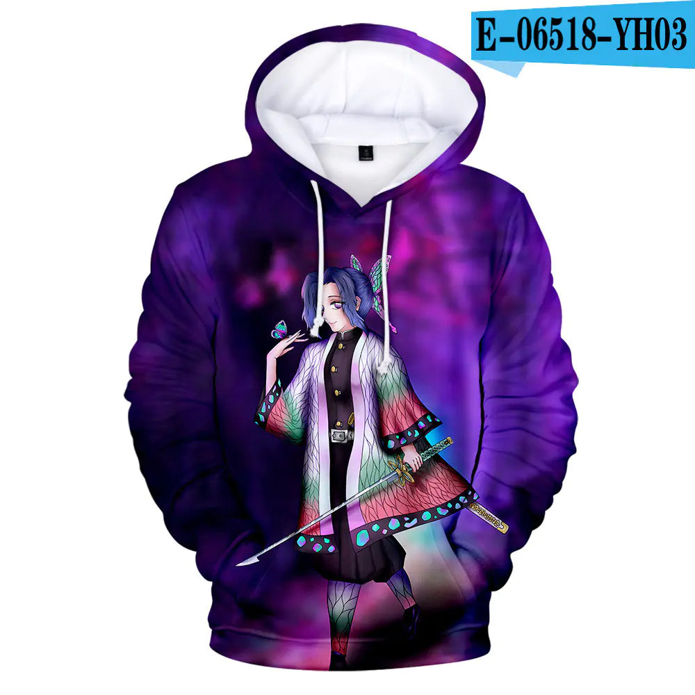 Demon Slayer Tanjiro Kamado 3D Hooded Sweatshirt