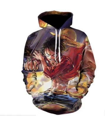 One Piece Luffy Series 3D Hoodie for Men and Women