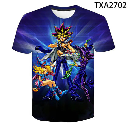 New Summer Yu Gi Oh 3D Printed Casual T-Shirt