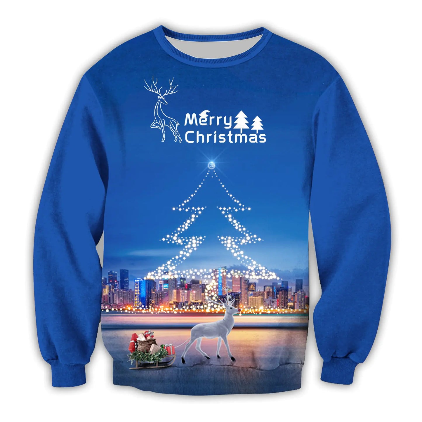 3D Digital Printed Christmas Sweatshirt