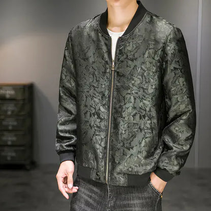 Men's Embroidered Jacquard Autumn Fashion Jacket