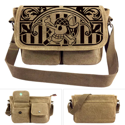 One Piece Canvas Shoulder Bag - Luffy Backpack