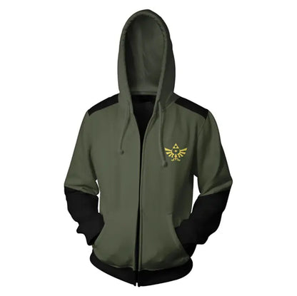Anime Hoodie with Zipper - Fullmetal Alchemist Design