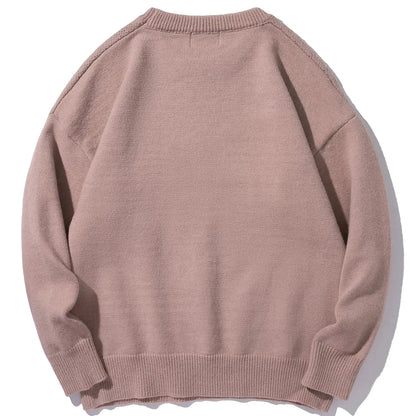Casual Long Sleeve Harajuku Couples Autumn Tops